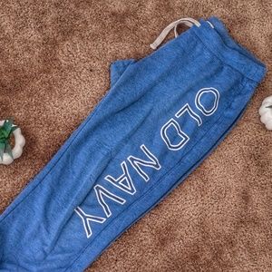 Royal Blue Old Navy Crop Sweatpants - Medium